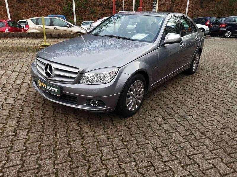 Palladiumsilber metalliclack Gebraucht 2008 Mercedes C220 Limousine | 8.500 € (Fairer Preis) - Bild 1/4