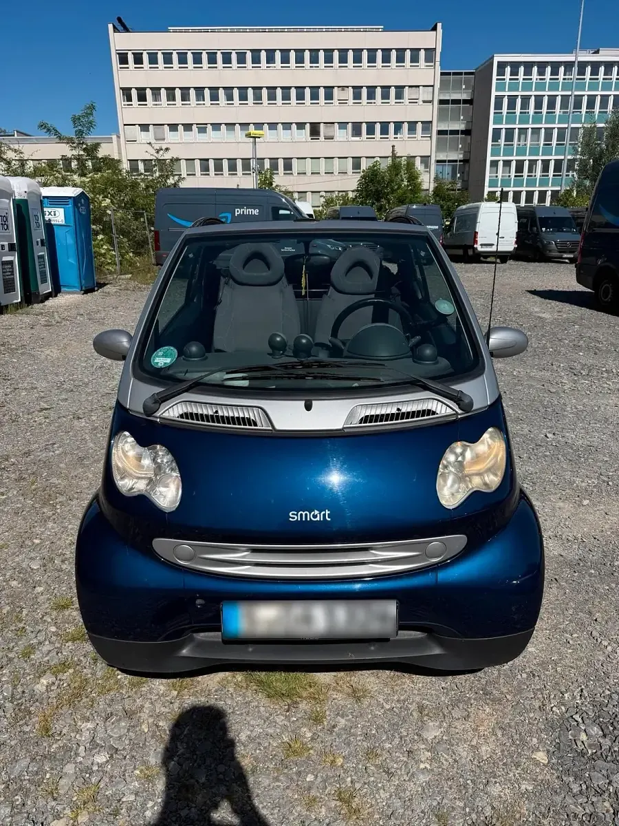 Używany Smart ForTwo Cabrio 61 KM (44 kW) 2003 Niebieski Kabriolet
