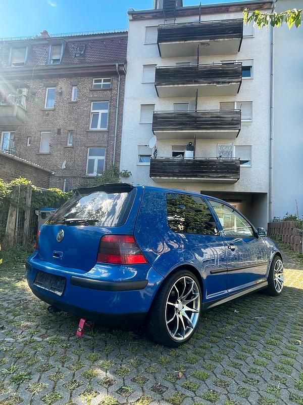 Blau Gebraucht 2000 VW Golf IV Sportline Coupé | 2.200 € (Teuer) - Bild 1/4