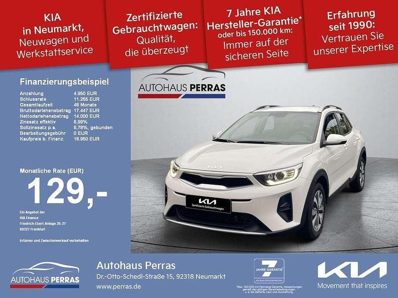 Snow white pearl Gebraucht 2025 Kia Stonic Vision SUV | 18.950 € (Superpreis) - Bild 1/4