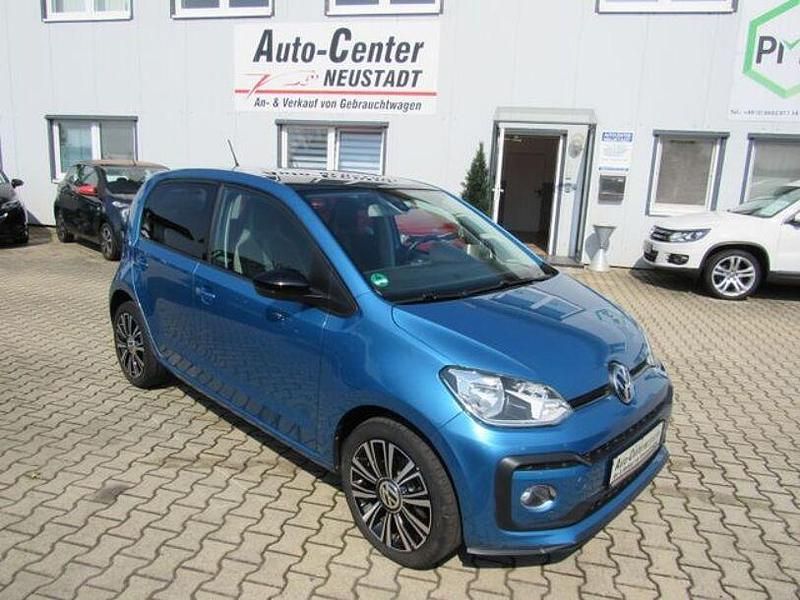 Blau Gebraucht 2017 VW up! high up! Kleinwagen | 9.990 € (Etwas zu teuer) - Bild 1/4