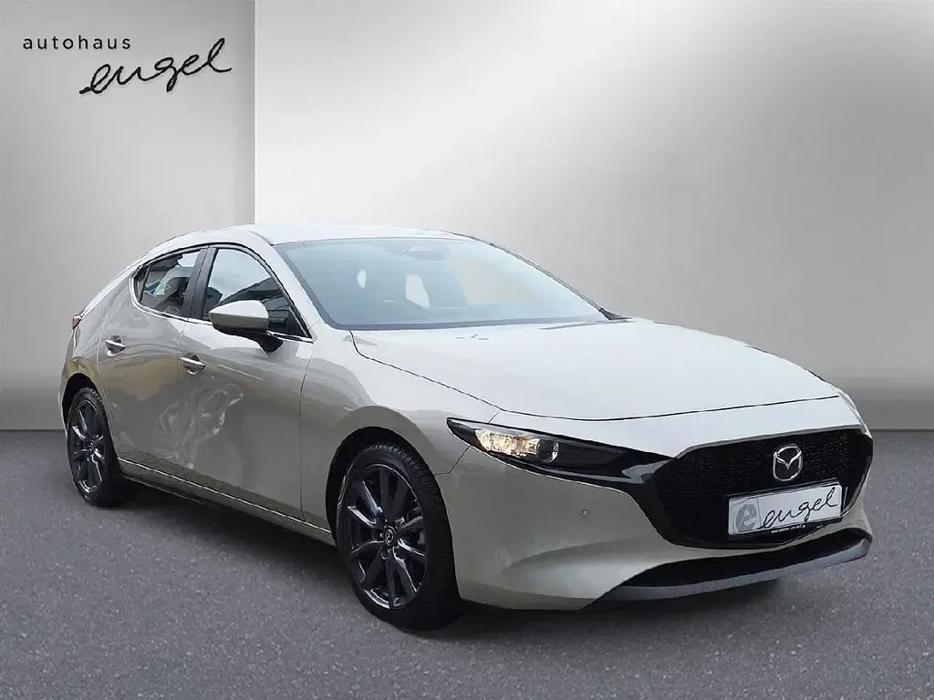 Gebraucht Mazda 3 Exclusive-Line 122 PS (89 kW) 2024 Platinum quartz m Limousine