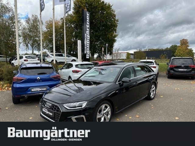 Mythosschwarz metallic Gebraucht 2024 Audi A4 S-line plus Kombi | 37.840 € (Guter Preis) - Bild 1/4