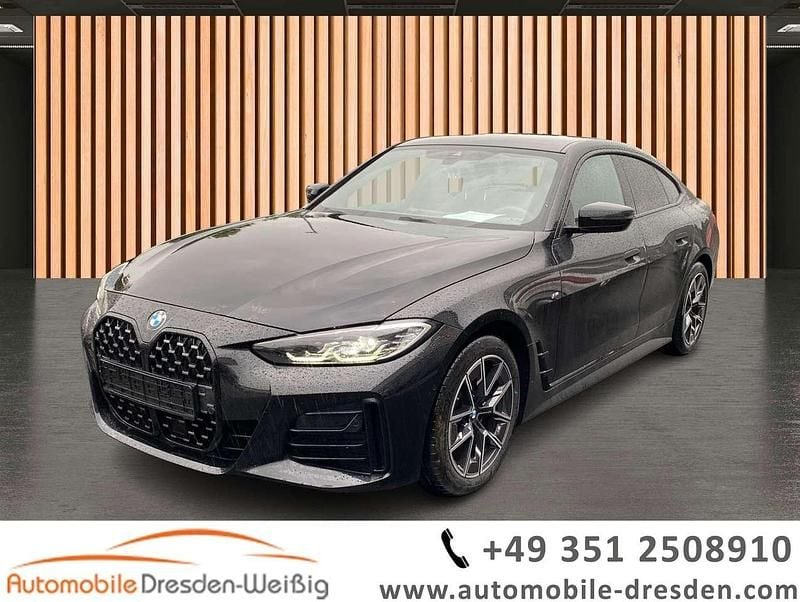 Schwarz black sapphire metallic (metallic) Gebraucht 2024 BMW 420 M Sport Limousine | 41.350 € (Guter Preis) - Bild 1/4