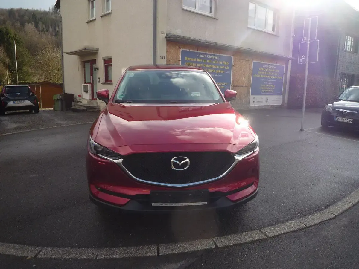 Gebraucht Mazda CX-5 Sports-Line 184 PS (135 kW) 2018 Rot SUV