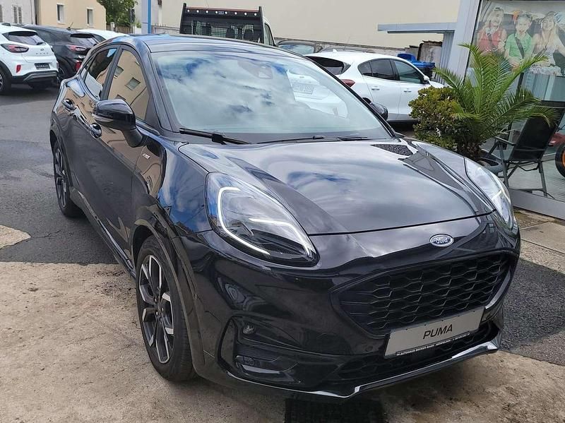 Obsidianschwarz metallic Gebraucht 2021 Ford Puma ST-Line X SUV | 21.990 € (Fairer Preis) - Bild 1/4