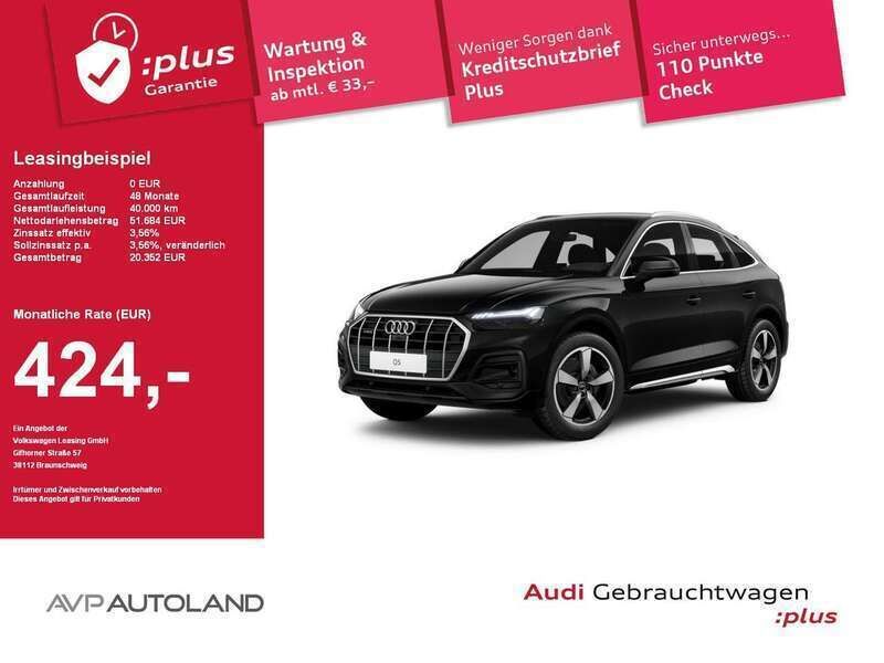 Mythosschwarz Gebraucht 2024 Audi Q5 Sportback Advanced SUV | 51.684 € (Teuer) - Bild 1/4