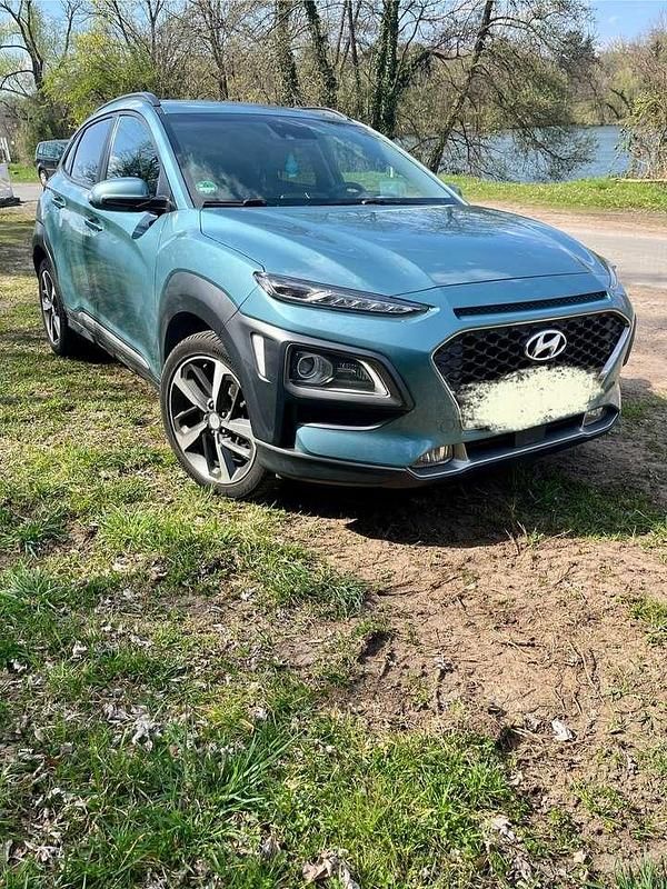 Blau Gebraucht 2019 Hyundai Kona Premium SUV | 16.300 € (Guter Preis) - Bild 1/4