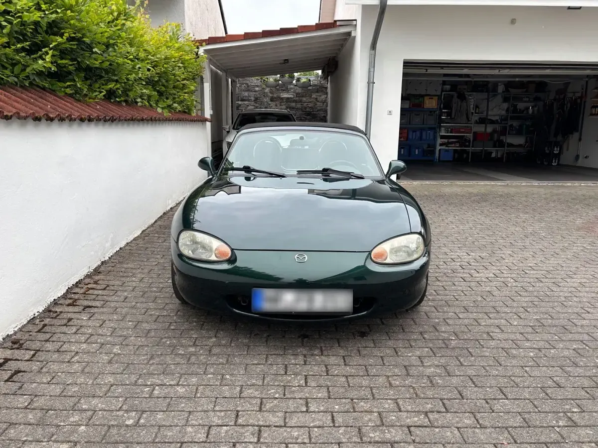 Gebraucht Mazda MX5 110 PS (80 kW) 1999 Grün Cabrio