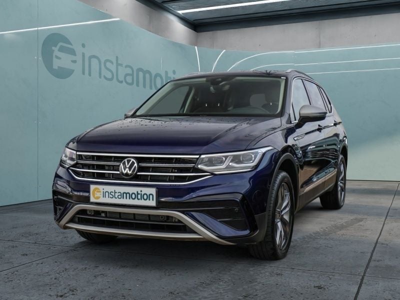 Blau Gebraucht 2023 VW Tiguan Allspace SUV | 42.460 € (Fairer Preis) - Bild 1/4