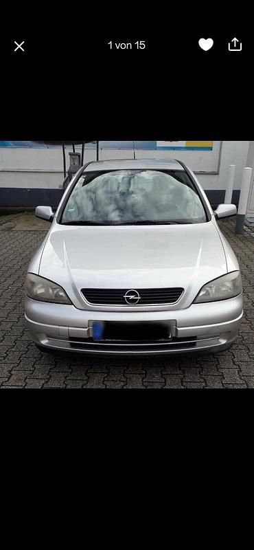 Gebraucht Opel Astra Njoy 101 PS (74 kW) 2003 Silber Limousine