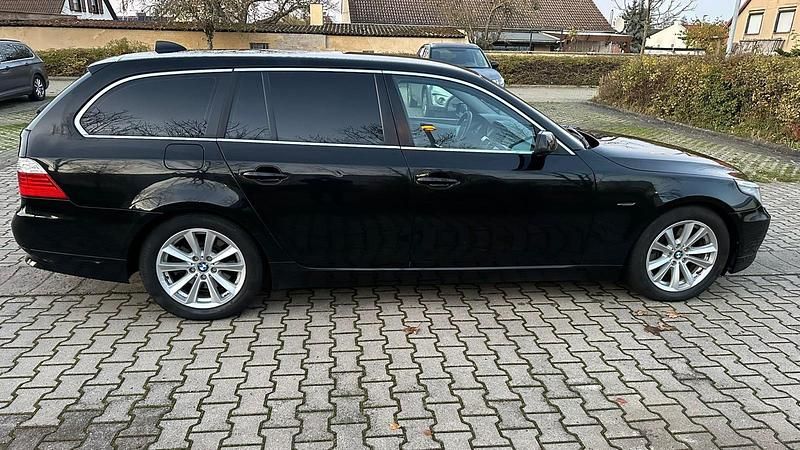 Brugt BMW 523 218 HK (160 kW) 2007 Sort Stationcar