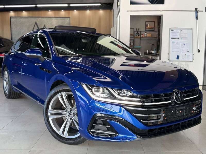 Blau Gebraucht 2021 VW Arteon R-line Kombi | 31.950 € (Fairer Preis) - Bild 1/4