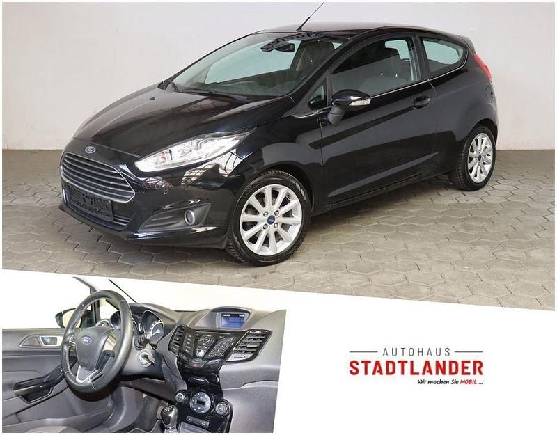 Pantherschwarz Gebraucht 2015 Ford Fiesta Titanium Kleinwagen | 7.750 € (Fairer Preis) - Bild 1/4