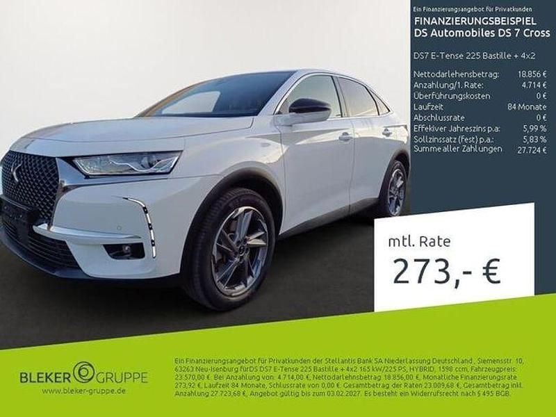 Lack weiss banquise/lackierung plate standard Gebraucht 2022 DS Automobiles DS7 Crossback Bastille Plus SUV | 23.570 € (Superpreis) - Bild 1/3