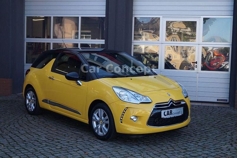 Gelb Gebraucht 2015 Citroën DS3 So Chic Kleinwagen | 8.490 € (Etwas zu teuer) - Bild 1/4
