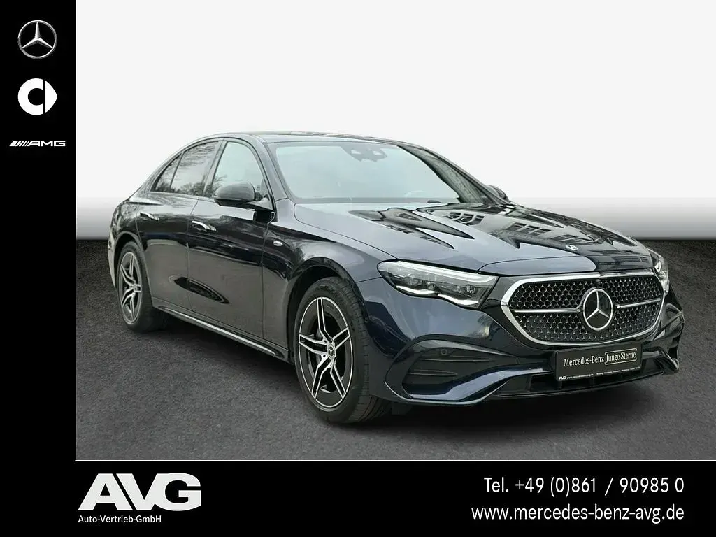 Brugt Mercedes E400 AMG 252 HK (185 kW) 2024 Blå Sedan
