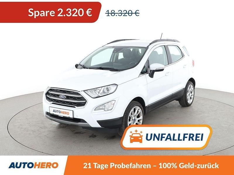 Weiß Gebraucht 2022 Ford Ecosport Titanium SUV | 16.000 € (Superpreis) - Bild 1/3