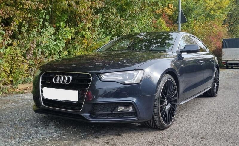 Blau Gebraucht 2014 Audi A5 Sportback S-Line Limousine | 13.500 € (Guter Preis) - Bild 1/4