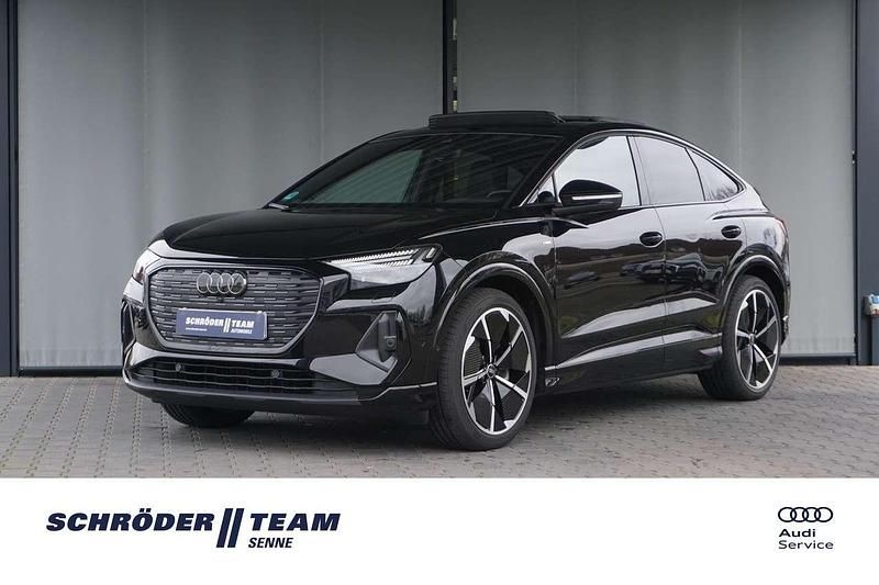Mythosschwarz metallic Gebraucht 2023 Audi Q4 Sportback e-tron S-Line SUV | 39.999 € (Teuer) - Bild 1/4