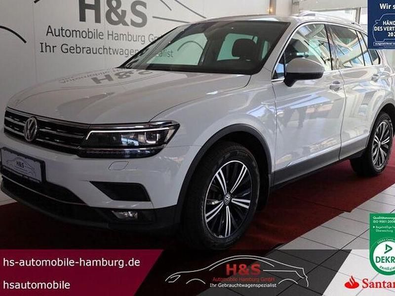 Pure white Gebraucht 2019 VW Tiguan Highline SUV | 25.400 € (Guter Preis) - Bild 1/4