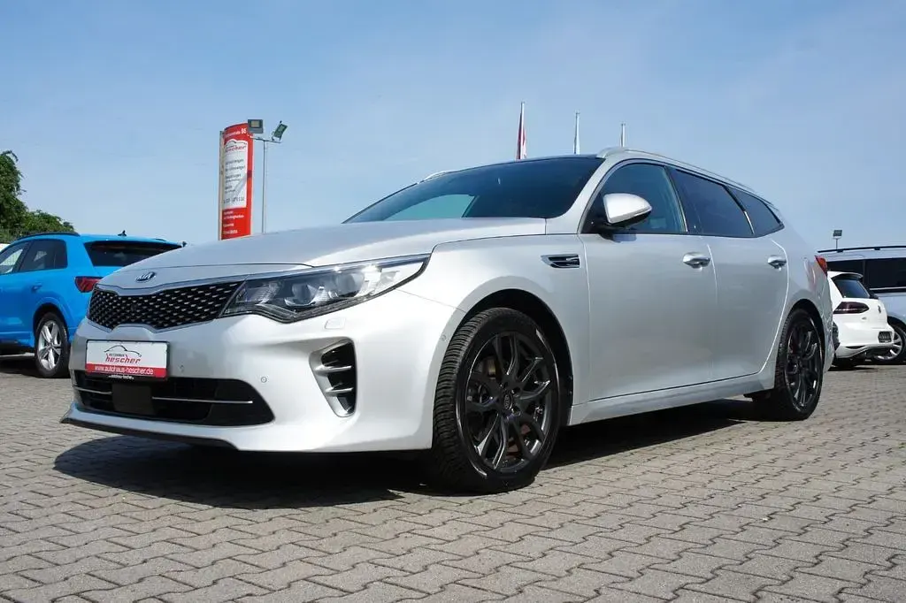 Gebraucht Kia Optima GT-Line 141 PS (103 kW) 2017 Silber Kombi