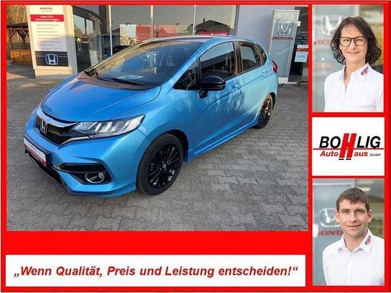 Gebraucht Honda Jazz Dynamic 131 PS (96 kW) 2019 Skyride blau metallic Kleinwagen