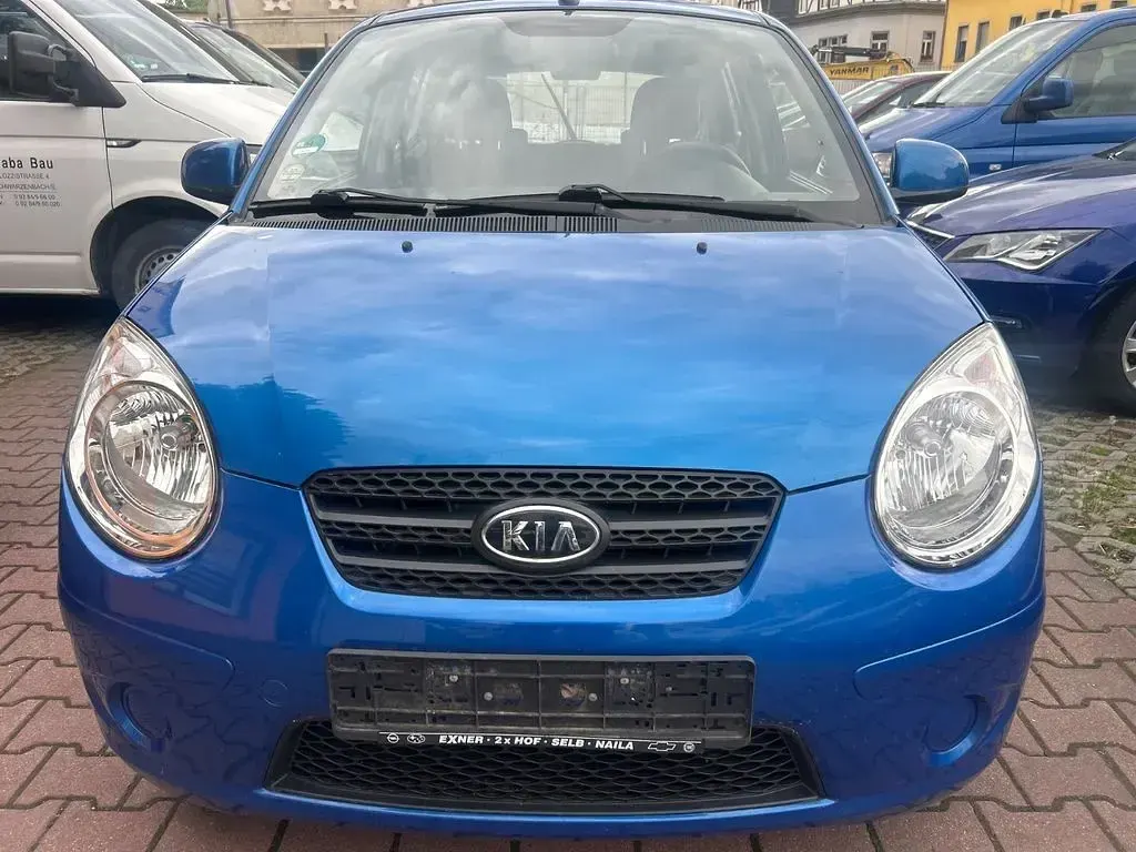 Gebraucht Kia Picanto Attract 65 PS (47 kW) 2011 Blau Kleinwagen