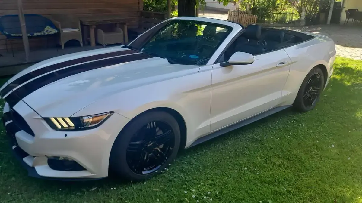 Gebraucht Ford Mustang 305 PS (224 kW) 2016 Weiß Cabrio