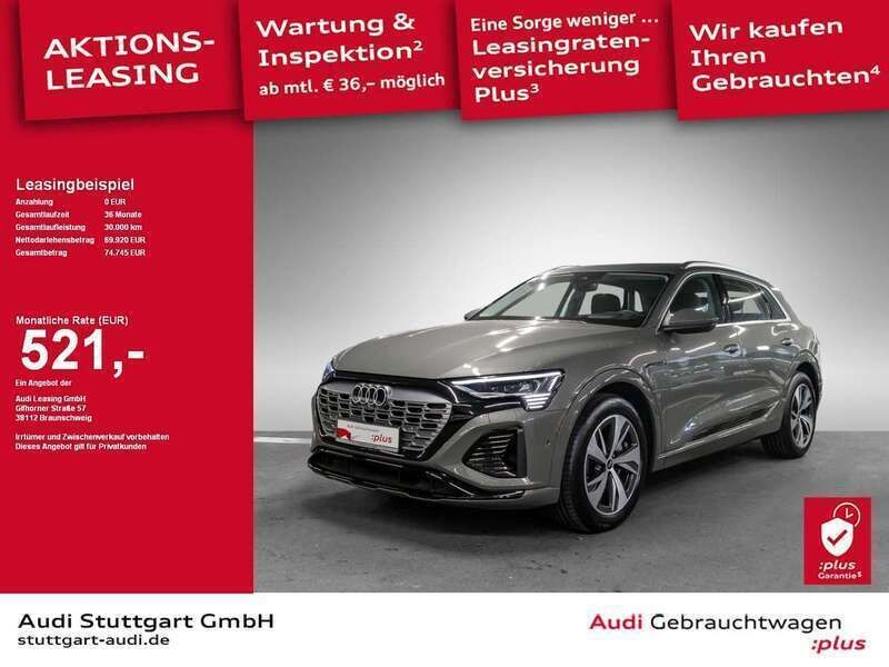 Grau Gebraucht 2024 Audi Q8 e-tron S-Line SUV | 78.450 € - Bild 1/2