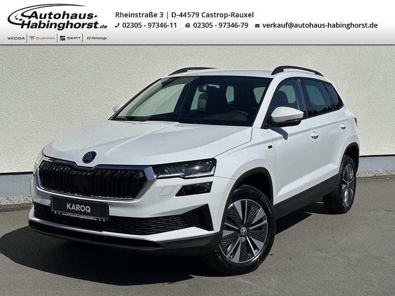Weiss Neu 2025 Skoda Karoq Tour SUV | 36.490 € (Fairer Preis) - Bild 1/3