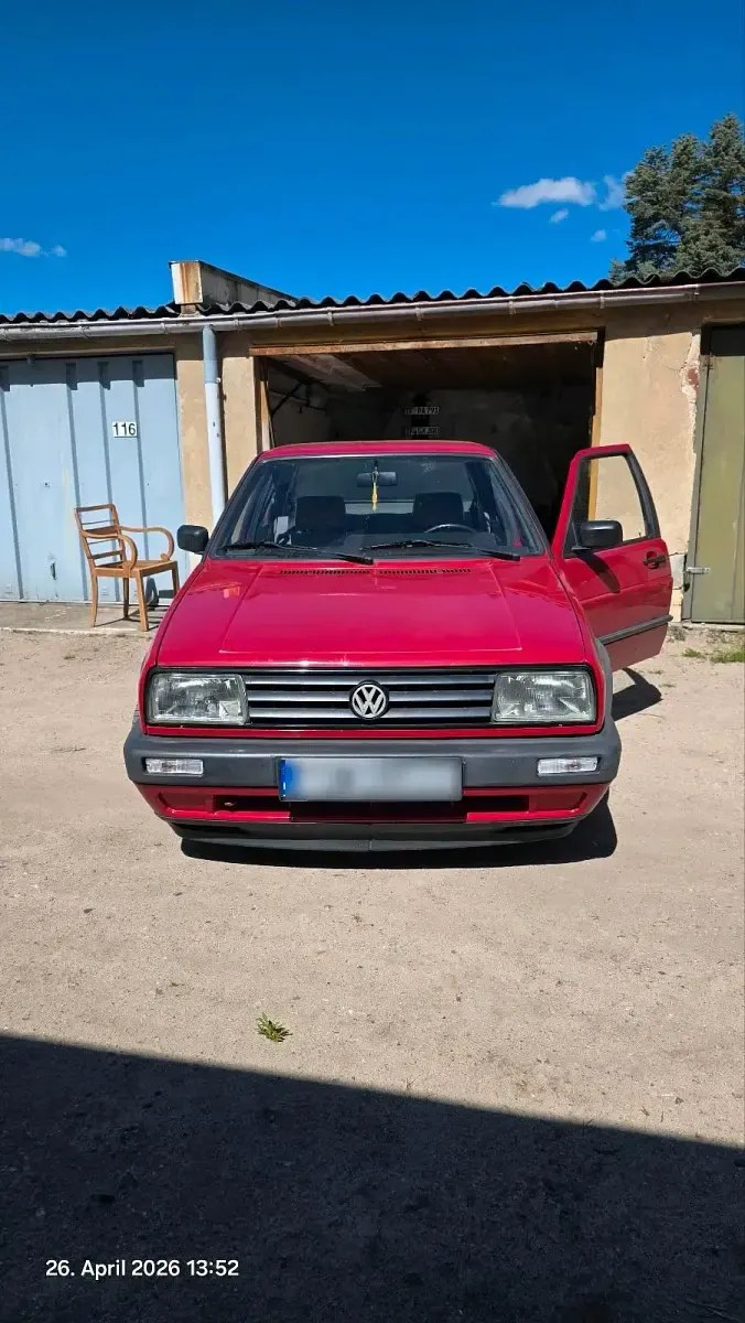 Gebraucht VW Jetta 90 PS (66 kW) 1989 Rot Limousine