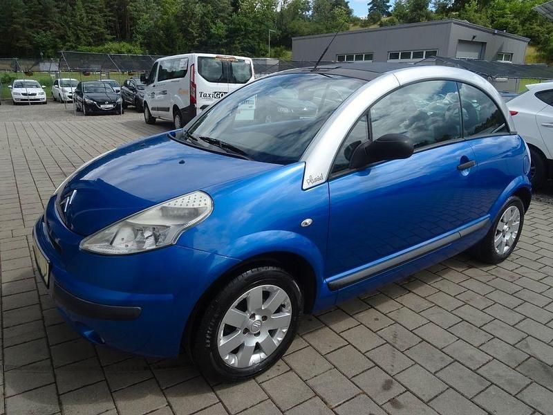 Blau Gebraucht 2007 Citroën C3 Pluriel Style Cabrio | 2.490 € (Fairer Preis) - Bild 1/4