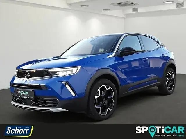 Perl blau (metallic) Gebraucht 2021 Opel Mokka Ultimate SUV | 20.200 € (Fairer Preis) - Bild 1/4