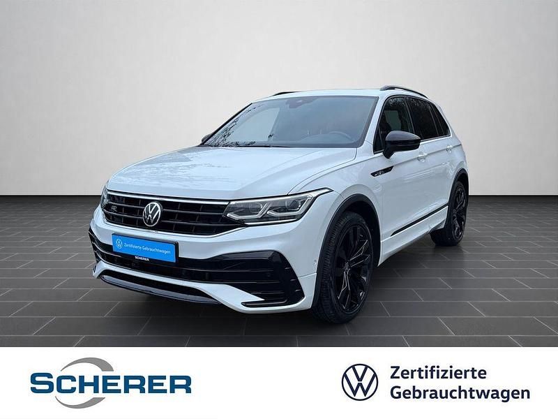 Oryxweiß perlmutteffekt (metallic) Gebraucht 2021 VW Tiguan R-line SUV | 33.490 € (Fairer Preis) - Bild 1/4