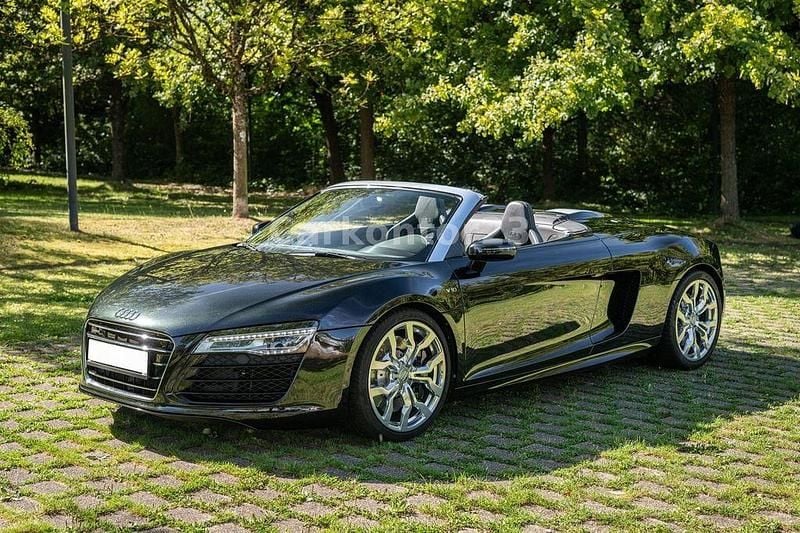 Schwarz Gebraucht 2014 Audi R8 Spyder Sport Cabrio | 89.888 € (Fairer Preis) - Bild 1/4