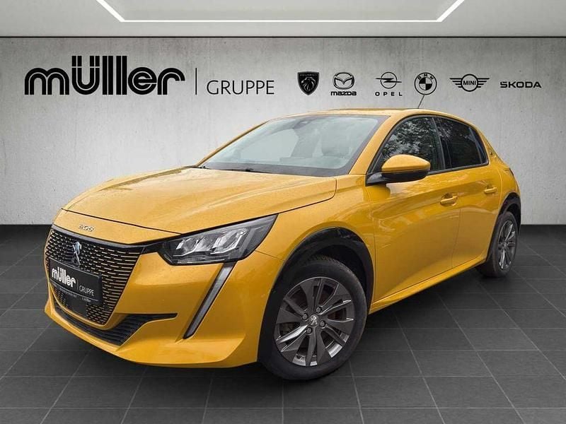 Gelb Gebraucht 2021 Peugeot e-208 Allure Kleinwagen | 13.490 € (Fairer Preis) - Bild 1/4