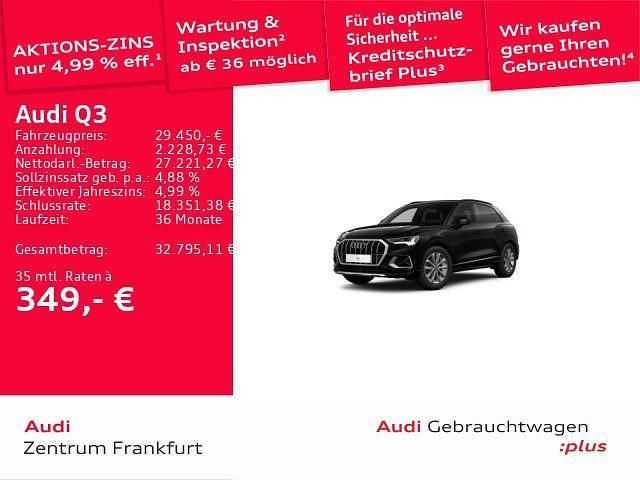 Schwarz Gebraucht 2023 Audi Q3 Advanced SUV | 29.450 € (Fairer Preis) - Bild 1/3