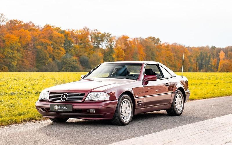Rot Gebraucht 1996 Mercedes SL280 Cabrio | 23.900 € (Fairer Preis) - Bild 1/4