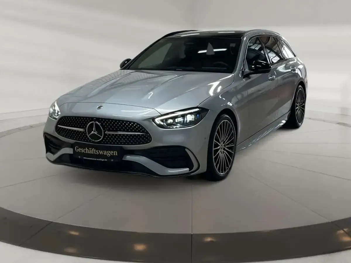 Gebraucht Mercedes C220 AMG 197 PS (144 kW) 2026 Metalliclack hightechsilber Kombi