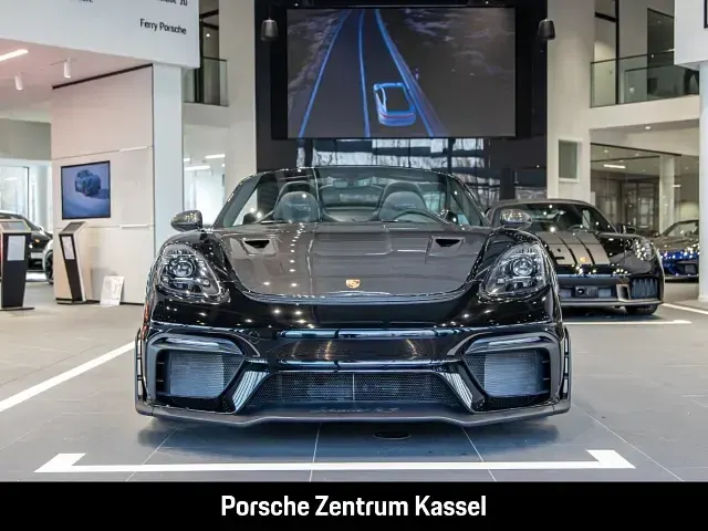 Neu Porsche 718 Spyder RS 500 PS (367 kW) 2026 Schwarz Cabrio