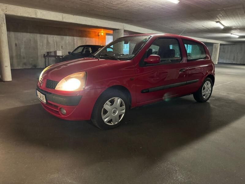 Rot Gebraucht 2002 Renault Clio II Kleinwagen | 1.100 € (Fairer Preis) - Bild 1/4