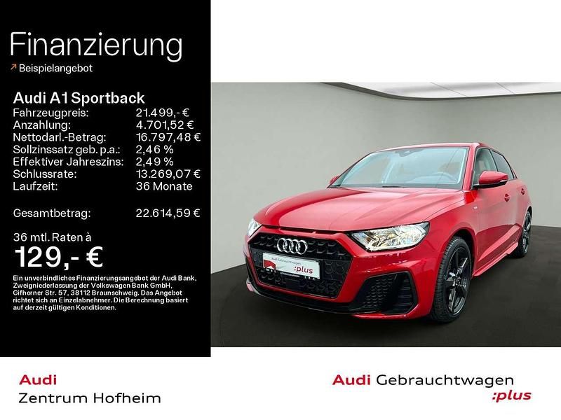 Progressivrot metallic Gebraucht 2024 Audi A1 S-Line Kleinwagen | 21.499 € (Superpreis) - Bild 1/4