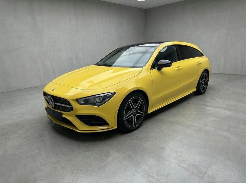 Gelb Gebraucht 2020 Mercedes CLA200 Shooting Brake AMG Kombi | 25.999 € (Guter Preis) - Bild 1/4