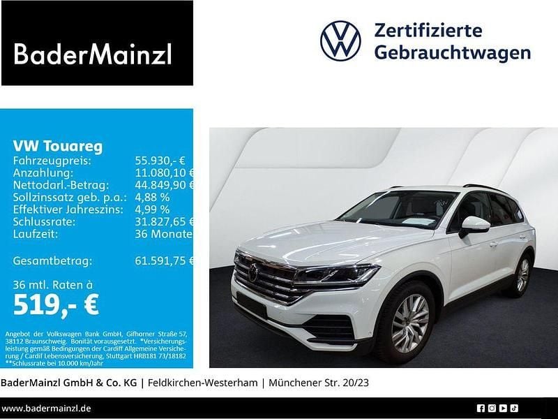 Weiß Gebraucht 2025 VW Touareg SUV | 55.930 € (Guter Preis) - Bild 1/3