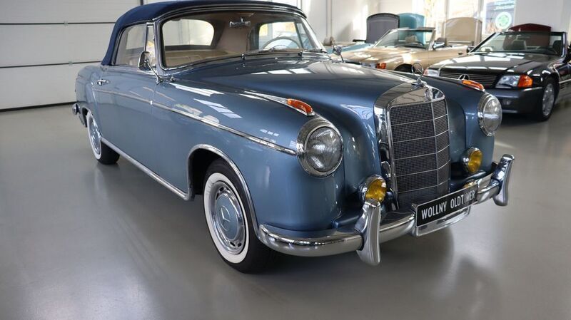 Blau Gebraucht 1956 Mercedes 220 Cabrio | 85.000 € - Bild 1/4