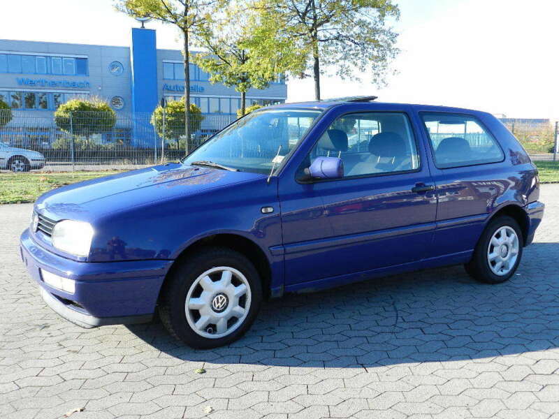 Verkauft VW Golf III 1.8 Joker Blau So., gebraucht 1997, 110.152 km in  Bielefeld