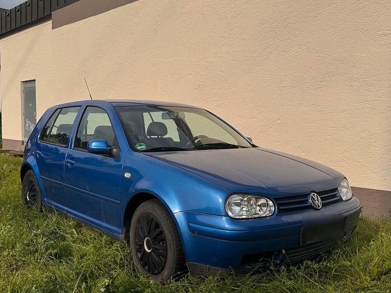 Blau Gebraucht 1999 VW Golf IV Limousine | 350 € (Superpreis) - Bild 1/4