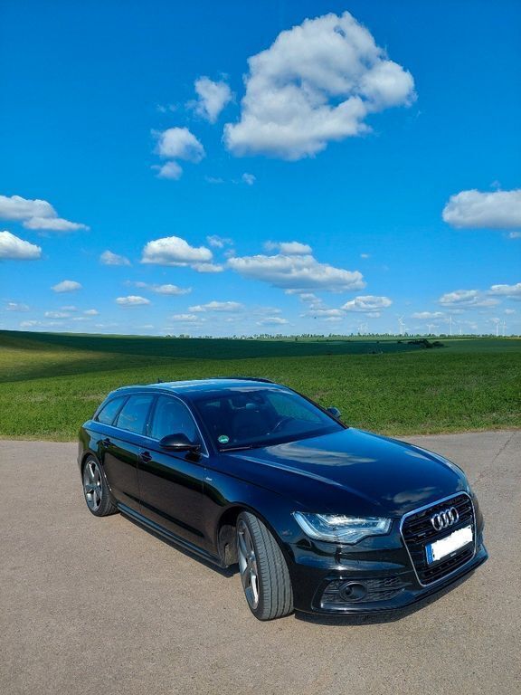 Schwarz Gebraucht 2012 Audi A6 S-Line Kombi | 10.950 € (Teuer) - Bild 1/4