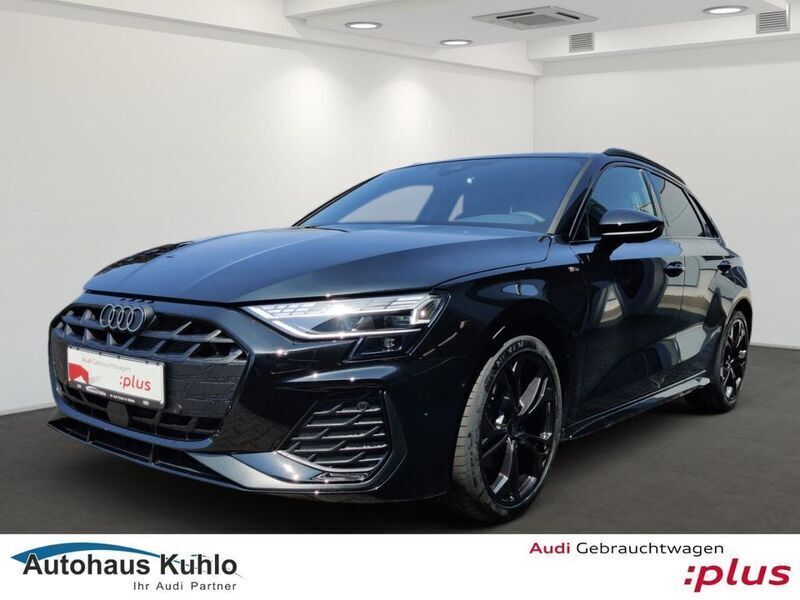 Schwarz Gebraucht 2025 Audi A3 Sportback S-Line Limousine | 42.890 € (Etwas zu teuer) - Bild 1/4